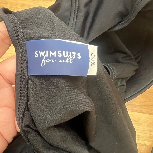 Swimsuits for All Ruched Sheer Full Support Padded Floral One Piece Swimsuit - Picture 9 of 13